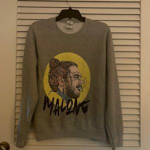 Post Malone crew neck. Brand Gildan, size small.